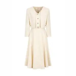 [롯데백화점]제이제이지고트 브이넥 플레어 원피스 +재킷 세트(GP4A0OP351)