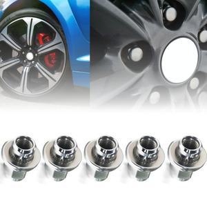 재규어 S-타입 XE XF XJ 전면 후면용  휠 매트 카펫 러그 너트 5개 세트 C2C35294