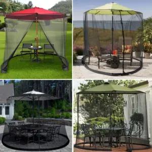 지아이엘 야외 파라솔 모기장 파라솔용 캠핑 실외 테라스 세아커머스