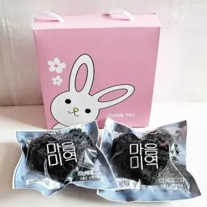 하트미역2개(핑크토끼끈상자) 어린이집 생일 선물 답례품 유치원 행사 입학 졸업
