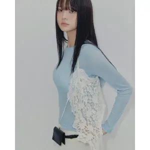 [모어렌] 셀몬 레이스 뷔스티에 블라우스 [tbs0522]