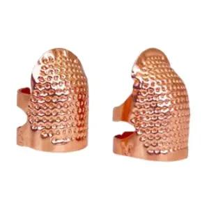 뜨개질 투구 황동 손가락골무 엔틱 바느질용품 쇠골무 gtU2+3AAB