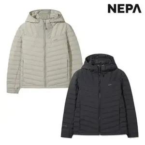 겨울용 춘추용 여성 경량 튜브 후디 구스 다운 자켓 - 7M22028_HDD