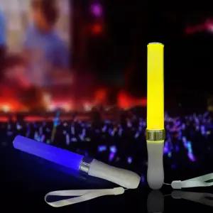 콘서트 야광봉 다색 공연 발광 led 응원봉 스틱 야광 스트랩 건전지 다채색 핸드