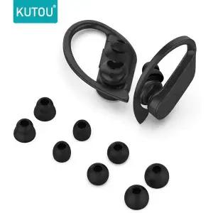 Beat Powerbeats Pro 무선 이어폰 용 KUTOU 이어 버드 Powerbeats3 플렉스 실리콘 이어 팁 이어폰 형 젤 버
