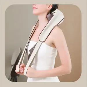 샤인스타400 무선 안마기 온열 주무름 목 어깨 마사지기 기계 c타입 충전식 가정용