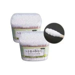 원터치 면봉 위생용품 위생용품 케이스면봉 화장면봉 귀이개 원형면봉