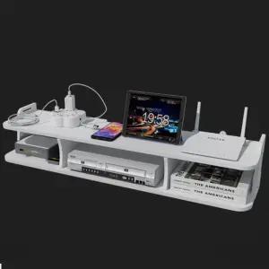 티비 선반 셋톱박스 벽걸이 티비 공유기 거치대 대형 티비 셋톱박스 벽걸이