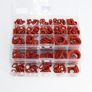 실리콘 레드 자동차 오링 씰링 고온 에어컨 와셔 배관 저항 VMQ 가스켓 오일