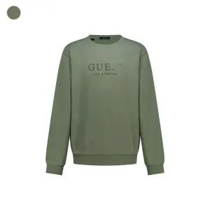 게스 본사직영 남성 빗살일자로고 테리 맨투맨 KP3K04C3 202071