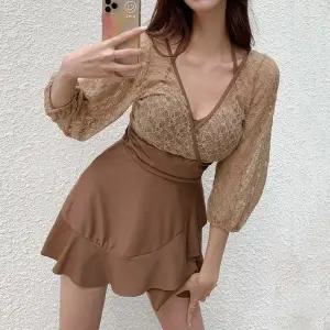 [콩심팥심]코코비치 긴팔 수영복 원피스 여성 수영장 여름 쓰리피스수영복