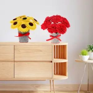 꽃화분만들기DIY 해바라기 키트 카네이션/얼굴/카네이션/카네이션만들기/유니/아트/얼굴/카네이