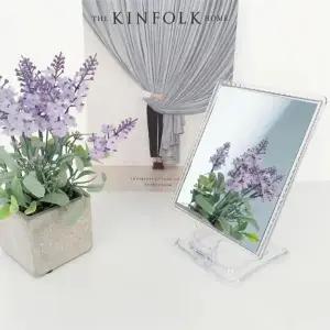 [에스에스62]투명 사각 사각화장대거울 화장대거울(small)