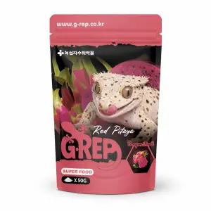 녹십자 지렙 용과맛 슈퍼푸드 크레스티드게코 사료 50g
