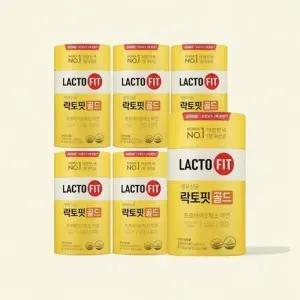 락토핏 골드 프로바이오틱스 유산균 아연 스틱 2g x 50포 6통