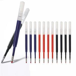 10pcs 424 잉크 젤 펜 리필 99mm 블루 블랙 레드 교체 가능 G2 볼펜 0.5mm 학교 쓰기 Office 편지지