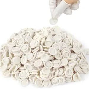 핑거코트 핑거 글러브 일회용(약 100개) 중형 프로텍터 팁용 커버 전자 수리용 엄지 수제 산업용 적용