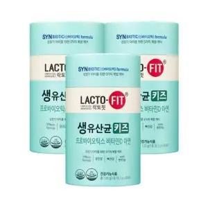 종근당건강 락토핏 키즈 유산균 60포 x3개 (3개월분)