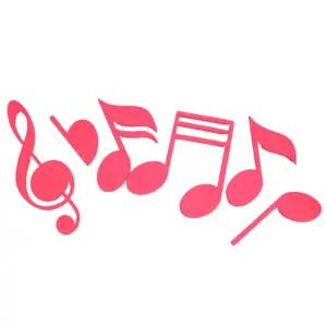 음표 스폰지 스티커 음악학원 벽장식 인테리어 소품