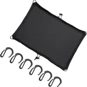 VekAuto 1세트 모터사이클 러기지 네트 헬멧 커버 24 x17 탄성 방수 트렁크 6 후크 범용 자동차 액세서리