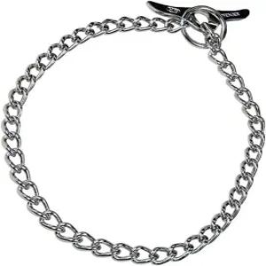 독일산 쉬운 제어 쇼 체인 칼라를 위한 소형 중형 대형견용 토글 클로저 노 풀 슬립 체인이 장착된 에르름