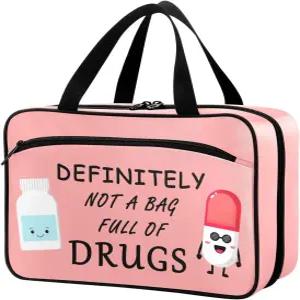 나얼 필 정리 가방 여행용 알약 병 약 정리함 비타민 보충제 가정용 보관 캐릭터 빈 응급처치 자동차