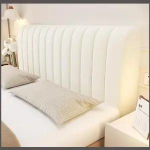 프리미엄 벨벳 침대 헤드보드 슬립커버 커버 퀼팅 싱글/킹/더블 침대용 보호대
