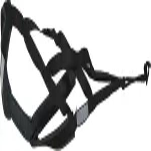 니와 X-백 레이싱 하네스 - 중대형 블랙 슬림하고 긴 몸을 가진 반려견을 위한 고성능 반사 기어