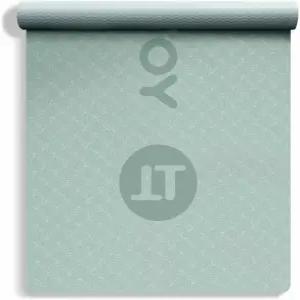 요토이 요가 매트 72인치 x 32인치 1/3인치 엑스트라 와이드 논슬립 운동 피트니스 스트랩 백이 있는