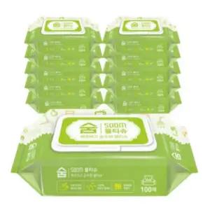 깨끗한 물티슈 숨 100매 10팩/20팩