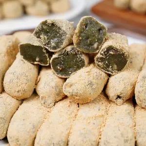 [모락상회] 말랑 쫀득 인절미 쑥 못난이 떡 1kg