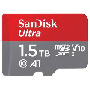 [미국배송] 어댑터가 포함된 SANDISK 1.5TB 울트라 마이크로SDXC UHS-I 메모리 카드 - 최대 150MB/S C10 U1 풀 HD A1 MICROSD 카드 - SDSQUAC-1T50-GN6MA