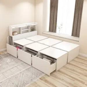매트리스 받침 침대밑수납장 박스형 침대 수납 옷장 플랫폼