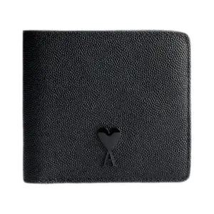 [정품] AMI de Coeur Folded Wallet 블랙 아미 하트 로고 폴디드 월렛 903530