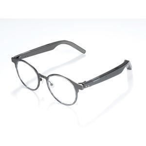 남성과 여성을 위한 다이메스티 스마트 AI 글래스, 티타늄 프레임, 실시간 번역, 미팅 녹음, ChatGPT 비서, 오픈이어 블루투스 스피커 및 마이크, 48시간 배터리 수명 (J / 그레이)