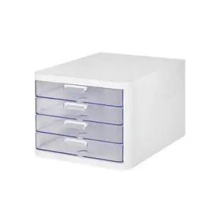 책상정리캐비넷 멀티 수납함 4단 흰색 캐비닛 책상정리 보관함 1P