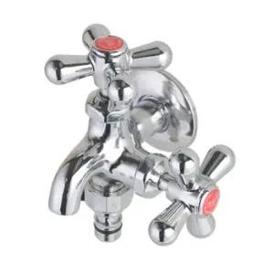 세탁기수도꼭지 두갈래다용도 수전 수도꼭지 세탁기 베란다 욕실