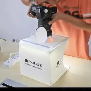 스튜디오 접는 LED 라이트 카메라 배경 상자 조명