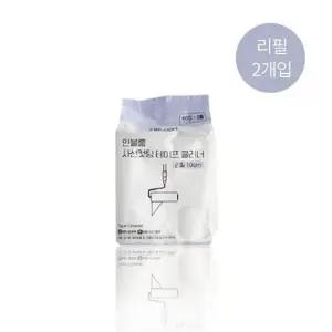 [NS홈쇼핑]쿨샵 먼지클리너 돌돌이 테이프 10cm 리필2개[35789831]