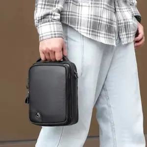 남자 작은 핸드백 가죽 고급 손가방 메신저백 가방 슬링백가방 학생크로스백