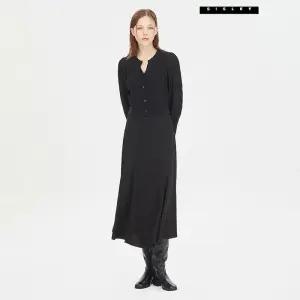 시슬리 아울렛 포튼 니트 배색 원피스 SAOP33361 BK1202897