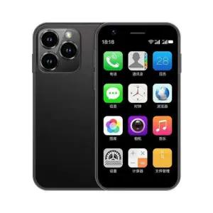 초소형 휴대폰 서브폰 세컨폰 공기계 필름케이스 안드로이드 블랙 통화