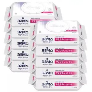 크리넥스 데일리 소독티슈 캡형 50매 x10개