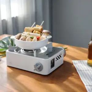 자동점화 감성캠핑 코베아 엑스온 버너 화이트 자동점화