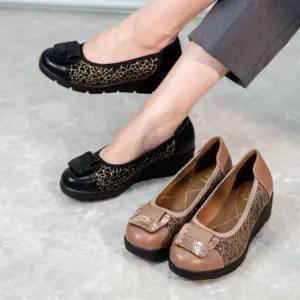 여자 데일리 오피스룩 편안한 웨지 단화