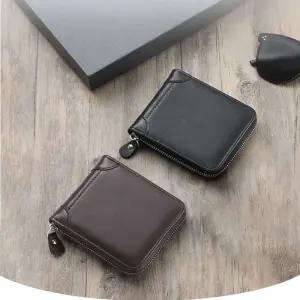 남성 2컬러 수납력 좋은 지퍼 동전 반지갑 쌈지반지갑 gKw7+7pPh