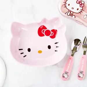 헬로키티 넓고깊은 시리얼볼-핑크