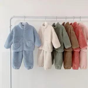 포켓후리스 남아여아 집업 조거팬츠 상하복세트206031