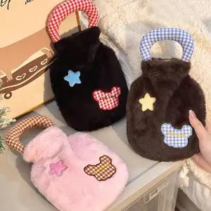 손잡이 보온 물주머니 간편 휴대용 손난로 가방 온수 찜질