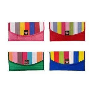 (이거찜) 전통 누빔 장지갑 여성 패브릭 지갑 한국 패턴 수납